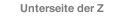 Unterseite der Z